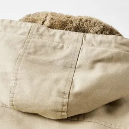 Elegante abrigo de invierno acolchado Premium