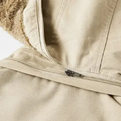 Elegante abrigo de invierno acolchado Premium