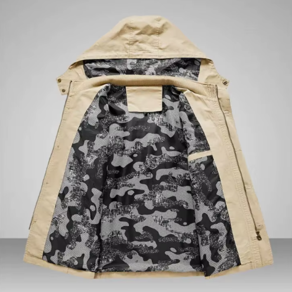 Chaqueta elegante con múltiples bolsillos