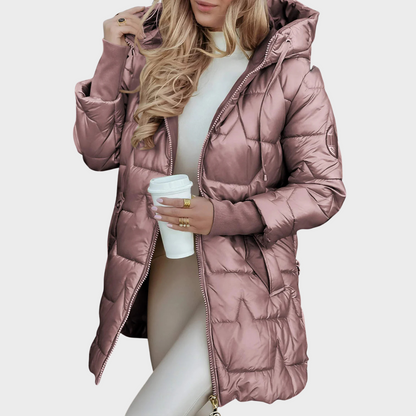 Nolwen - Abrigo de Invierno Elegante con Capucha
