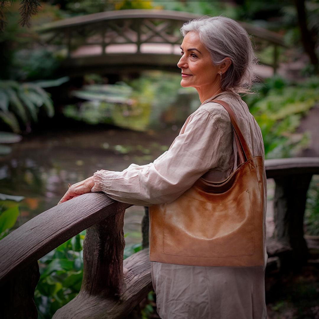 Ringelblume | Squisita Bolso de Bandolera de Lujo en Material Suave