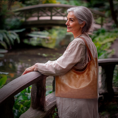 Ringelblume | Squisita Bolso de Bandolera de Lujo en Material Suave