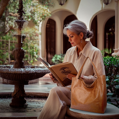 Ringelblume | Squisita Bolso de Bandolera de Lujo en Material Suave