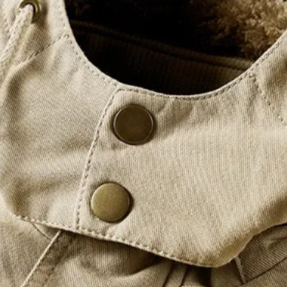 Elegante abrigo de invierno acolchado Premium