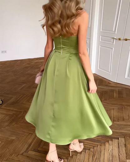 Vestido Bianca Sin Mangas Elegante