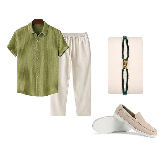 Conjunto de 4 piezas - Oliva