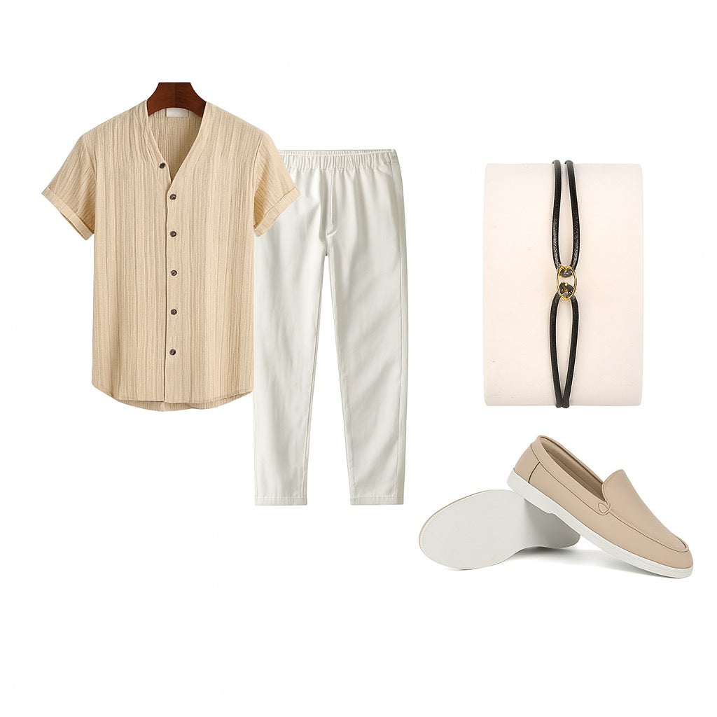 Conjunto de 4 piezas - Piedra de arena