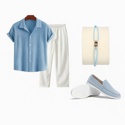 Conjunto de 4 piezas - Azul claro