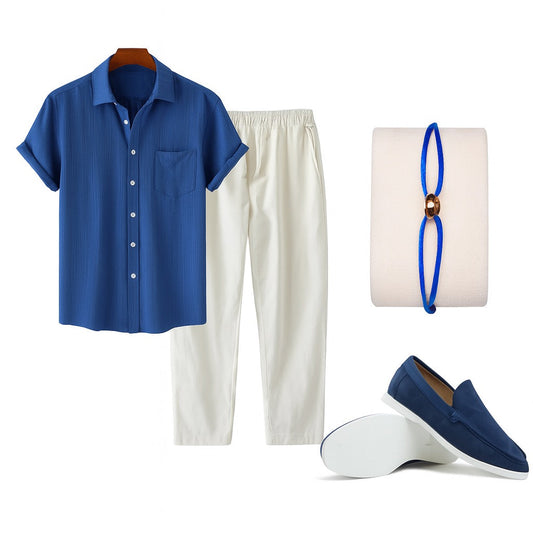 Conjunto de 4 piezas - Azul Marino