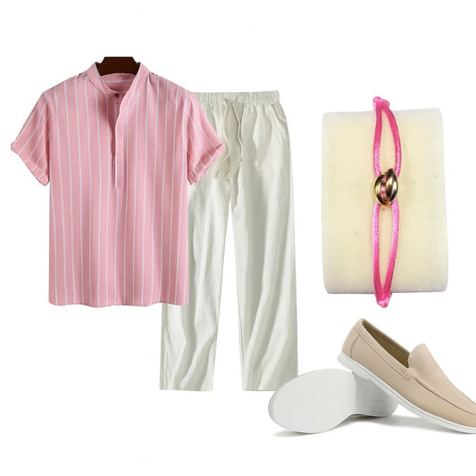 Conjunto de 4 piezas - Rosa