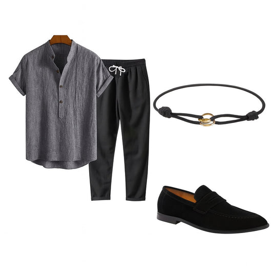 Conjunto de 4 piezas - Negro