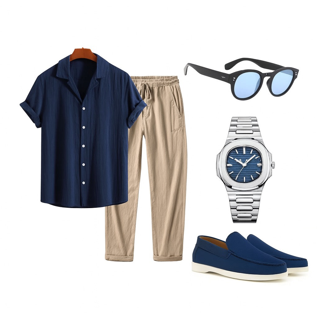 Conjunto Indigo Profundo