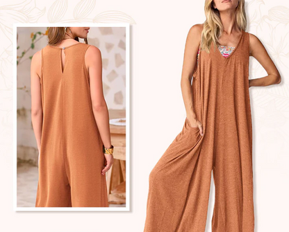 Juliette | Mono sin mangas de pierna ancha