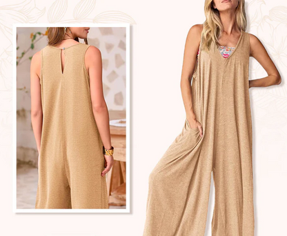 Juliette | Mono sin mangas de pierna ancha