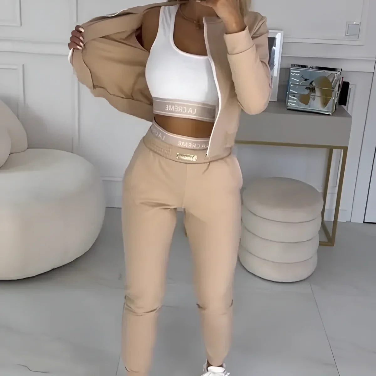 Nova I Conjunto de 3 piezas con cremallera para mujer