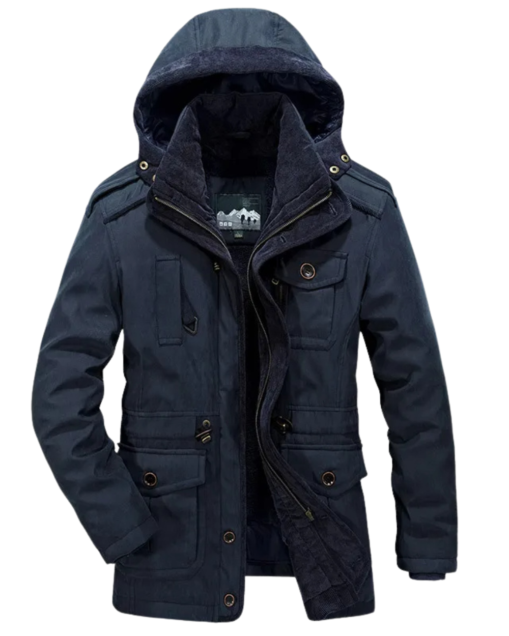 Abrigo de invierno elegante premium