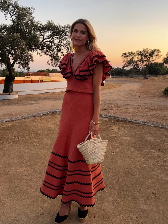 Conjunto Top y Falda | María