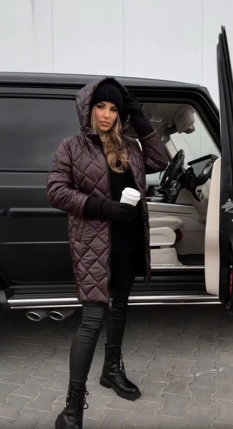 Angel - Chaqueta Elegante y Acolchada Con Capucha