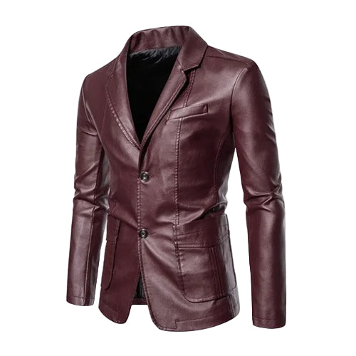Chaqueta de Cuero Business Casual